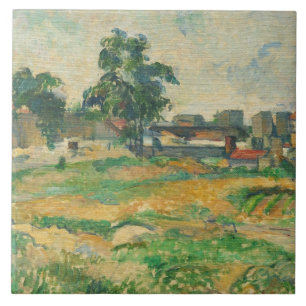 Landscape near Paris, c. 1876 (oil on canvas) Tile