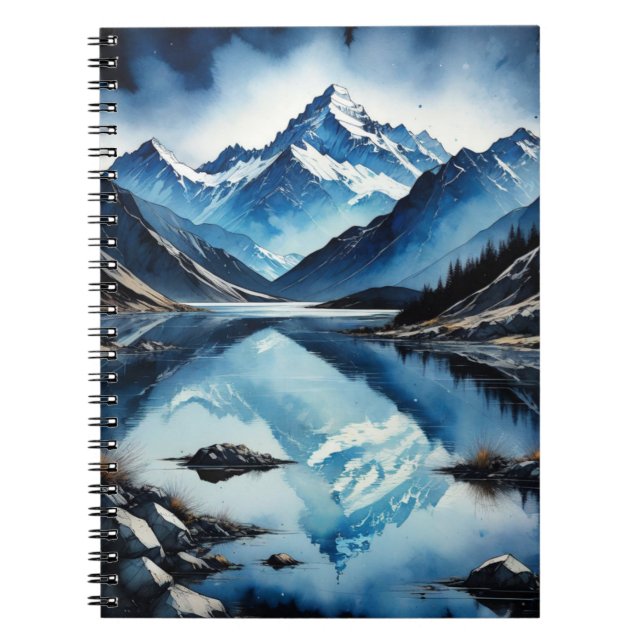 Landscape New Zealand Mountains | Notebook Journal (Front)