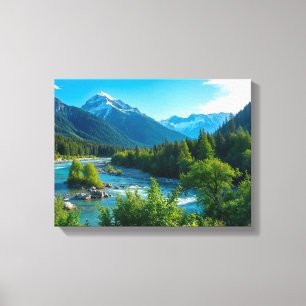 Landscape No. 10, Landscape Series Canvas Print