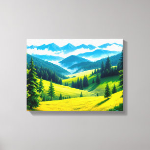Landscape No. 4, Landscape Series Canvas Print