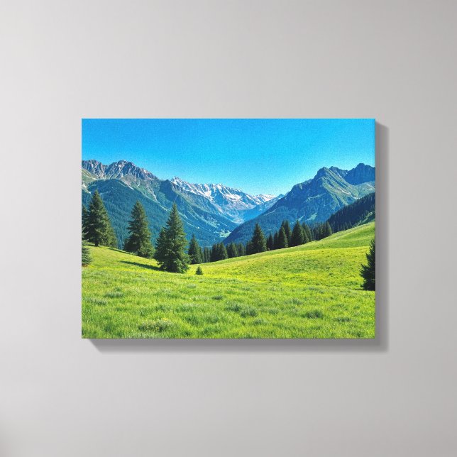 Landscape No. 9, Landscape Series Canvas Print (Front)