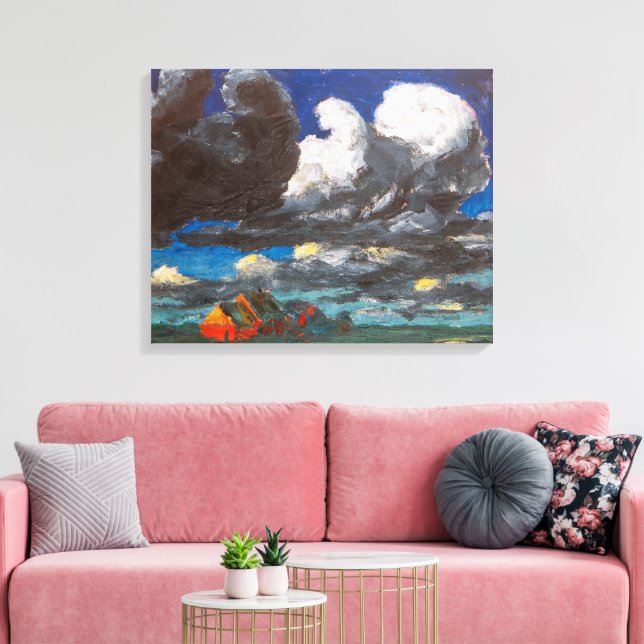 Landscape, North Friesland | Emil Nolde | Canvas Print (Insitu(LivingRoom))