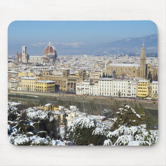 Landscape of Florence from Piazzale Mouse Pad (Front)