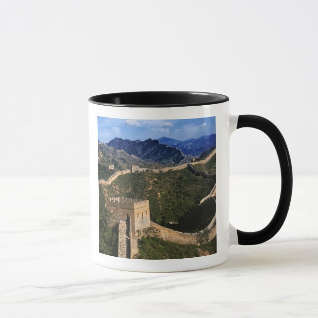 Landscape of Great Wall, Jinshanling, China Mug (Right)