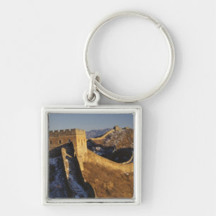 Landscape of Great Wall under sunset, China Key Ring