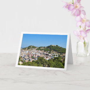 Landscape of Lliria Town in Valencia, Spain Card