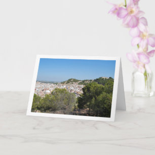 Landscape of Lliria Town in Valencia, Spain Card