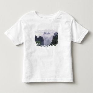 Landscape of Mt. Huangshan (Yellow Mountain) in Toddler T-Shirt