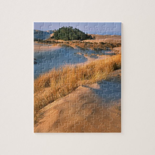 Landscape Of Oregon Sand Dunes Jigsaw Puzzle (Vertical)
