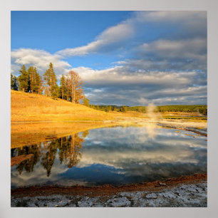 Landscape of Yellowstone Poster