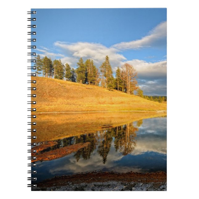 Landscape of Yellowstone Spiral Notebook (Front)