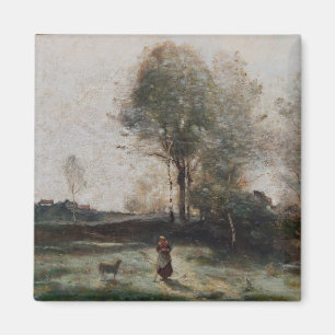 Landscape or, Morning in the Field Magnet