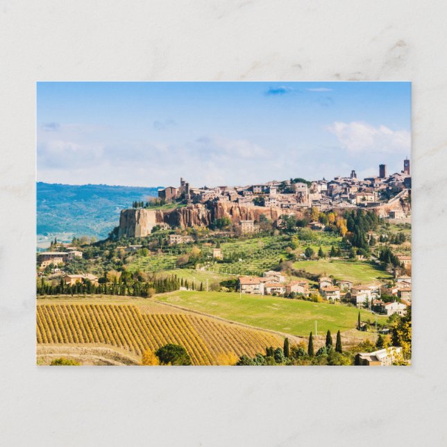 Landscape over Orvieto Postcard (Front)