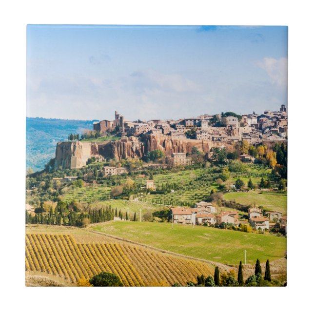 Landscape over Orvieto Tile (Front)