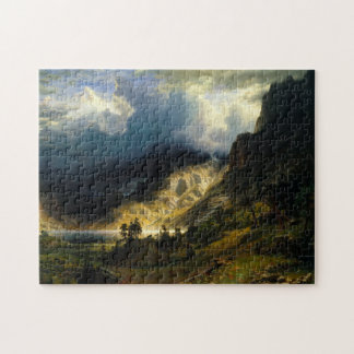 Landscape painting Albert Bierstadt Jigsaw Puzzle