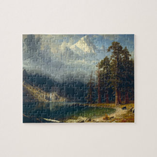Landscape painting Albert Bierstadt Jigsaw Puzzle