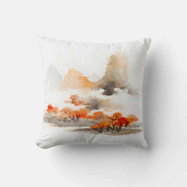Landscape Painting by Lan Ying Cushion (Front)