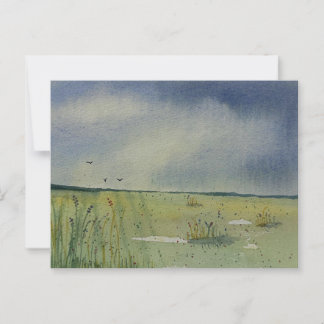 Landscape painting  postcard