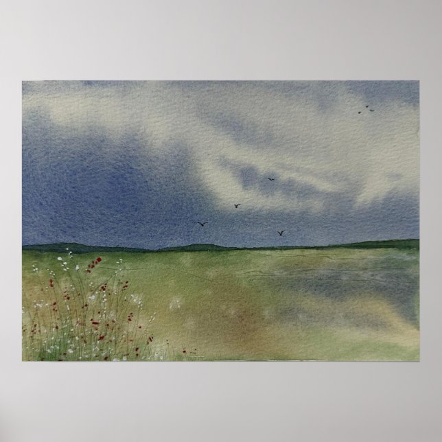 Landscape painting  poster (Front)
