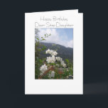 Landscape Personalised Step Daughter Birthday Card<br><div class="desc">Greeting card floral landscape step-daughter birthday card. Customise this birthday card with any text then have it printed and sent to you or instantly download it to your mobile device. Should you require any help with customising then contact us through the link on this page. Landscape photography personalised step-daughter birthday...</div>