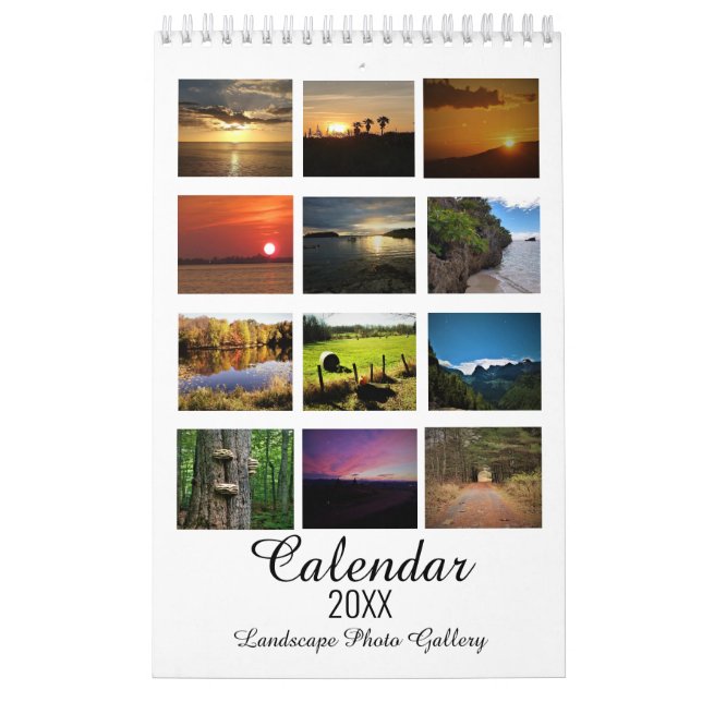 Landscape Photo Gallery Calendar (Cover)