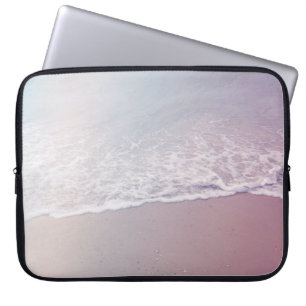 Landscape photo of seashore laptop sleeve