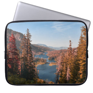 LANDSCAPE PHOTO OF TREES NEAR BODY OF WATER DURING LAPTOP SLEEVE