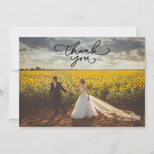 Landscape Photo Wedding Thank You Card