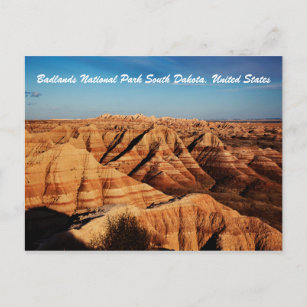 Landscape Photography of Badlands National Park  Postcard