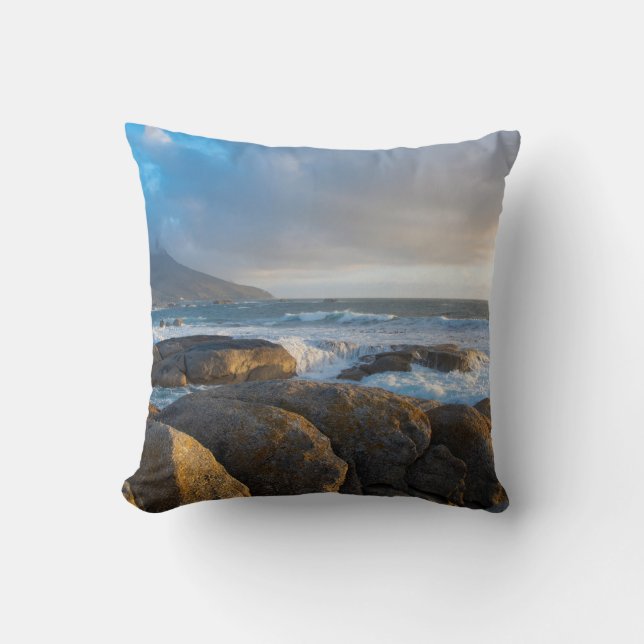 landscape photography of seashore cushion (Front)
