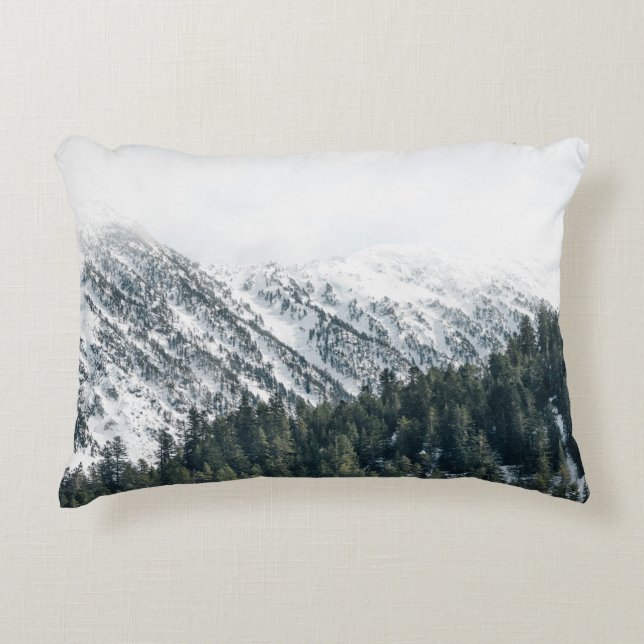 LANDSCAPE PHOTOGRAPHY OF TREES DECORATIVE CUSHION (Front)