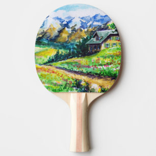Landscape Ping Pong Paddle