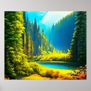 Landscape Realistic And Natural Poster