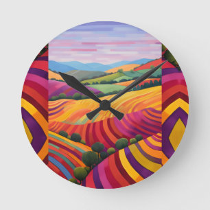 Landscape  round clock
