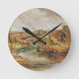Landscape Round Clock