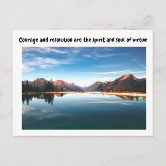 LANDSCAPE SCENERY Aspirational Quotes Postcard