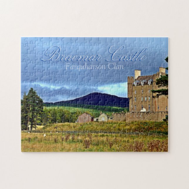 Landscape Scottish Farquharson Clan Braemar Castle Jigsaw Puzzle (Horizontal)