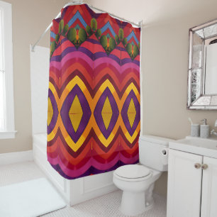 Landscape shower curtain
