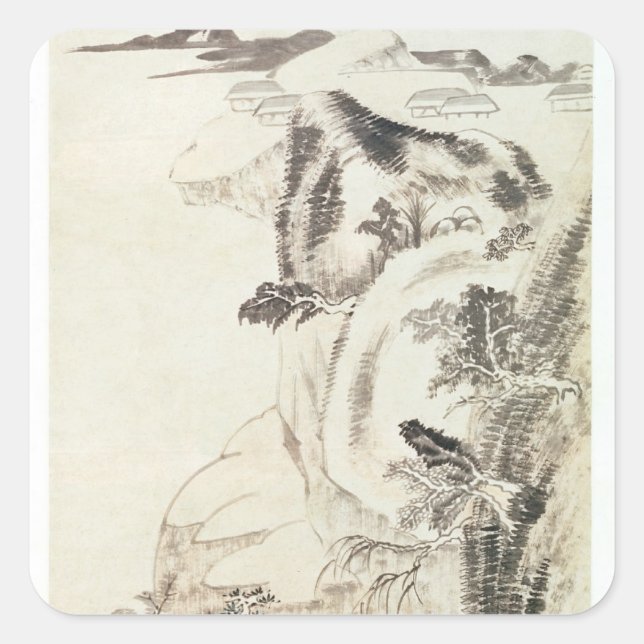 Landscape Square Sticker (Front)