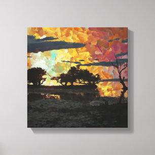 LANDSCAPE SUNSET CANVAS PRINT