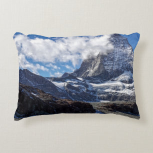 Landscape Swiss Alps Matterhorn Mountain   Decorative Cushion