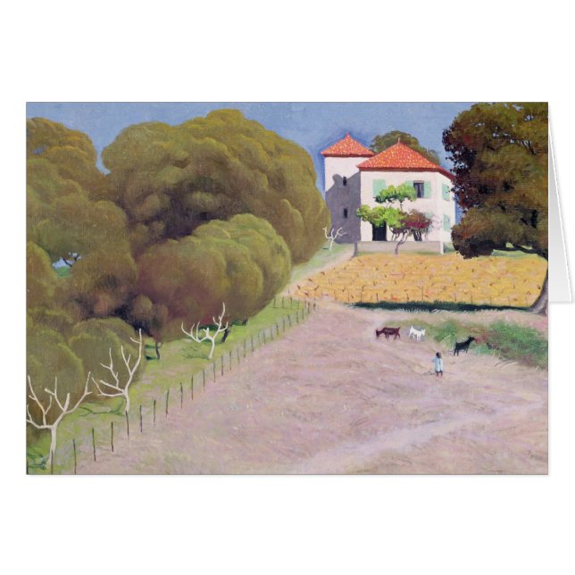 Landscape, The House with the Red Roof, 1924 (Front Horizontal)