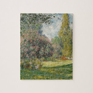 Landscape- The Parc Monceau - Claude Monet Jigsaw Puzzle