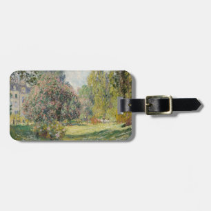 Landscape: The Parc Monceau - Claude Monet Luggage Tag
