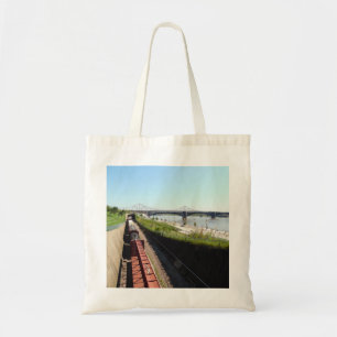 Landscape Train Tote Bag
