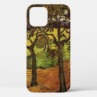 Landscape, Trees and Figures by Vincent van Gogh