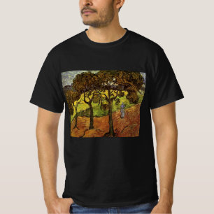 Landscape, Trees and Figures by Vincent van Gogh T-Shirt