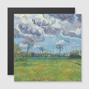 Landscape Under a Stormy Sky Vincent Gogh 