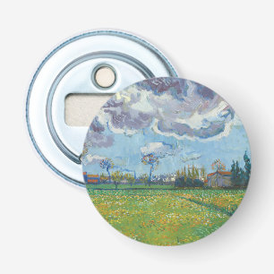 Landscape Under a Stormy Sky Vincent Gogh Bottle Opener