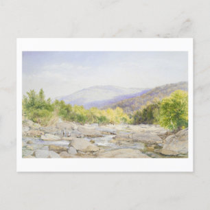 Landscape: View on Catskill Creek Painting Postcard